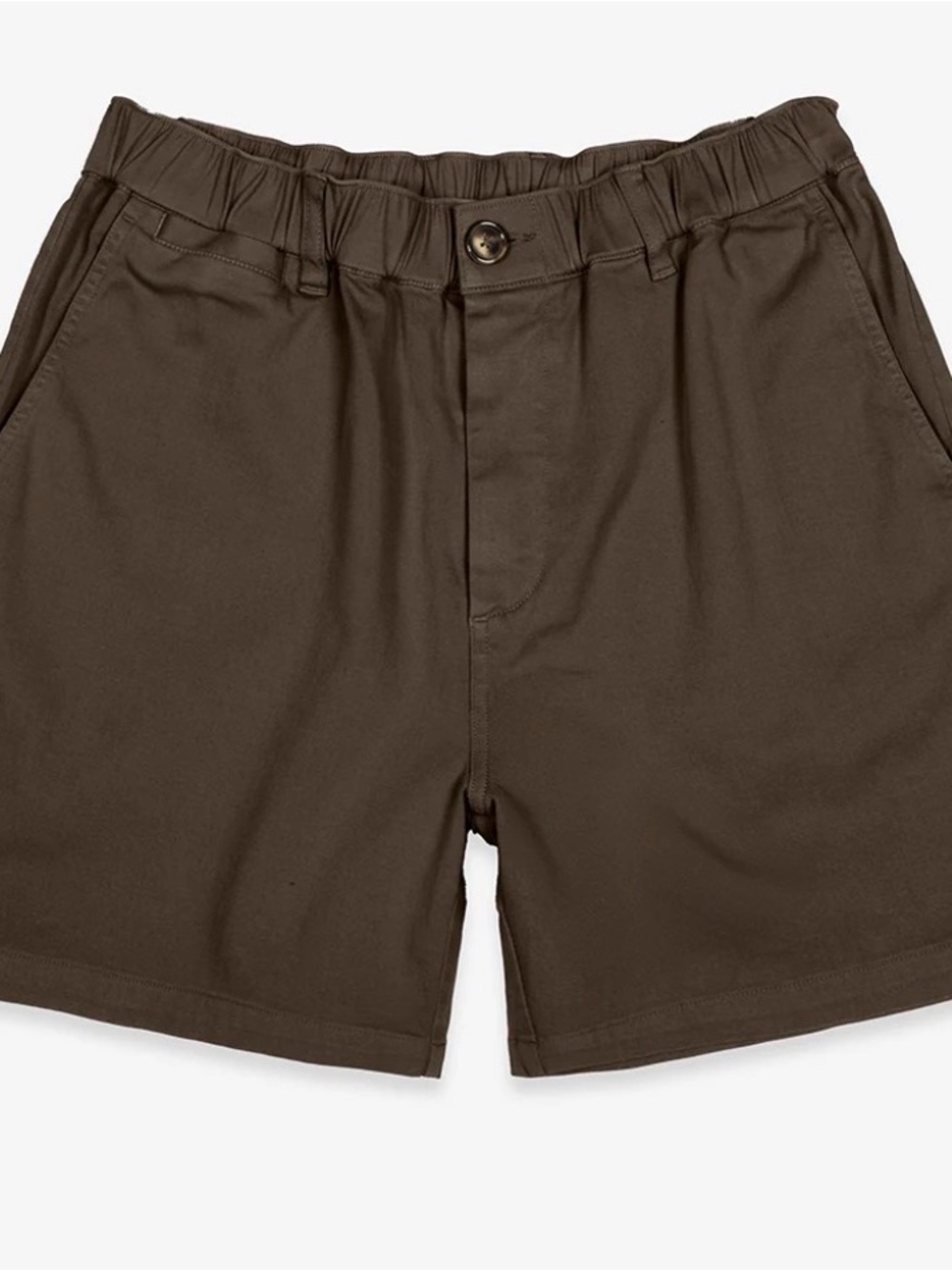 Cove Men's Dark Brown Shorts 32/5” - Picture 3 of 4